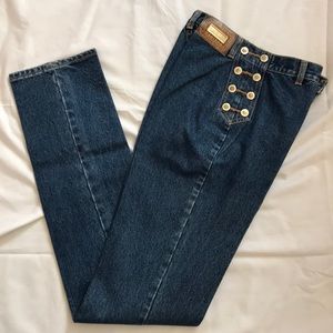 Vintage High Waisted Western Jeans